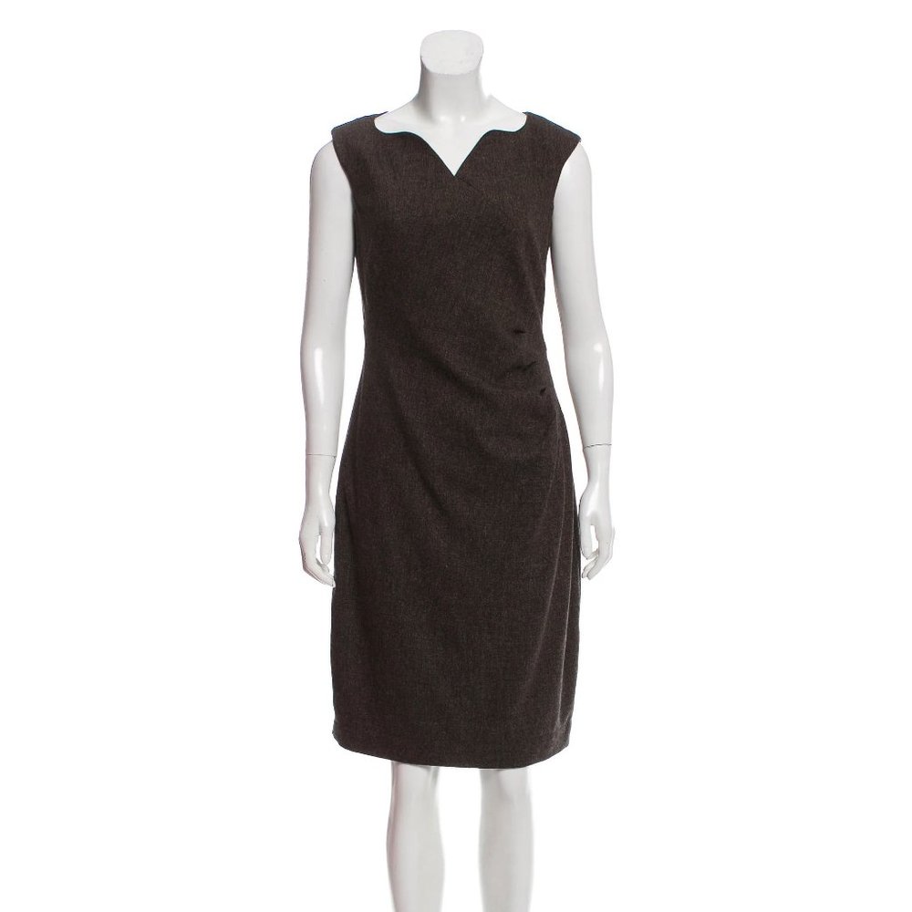 L.K. Bennett Wool-Blend Bateau Neck Dress